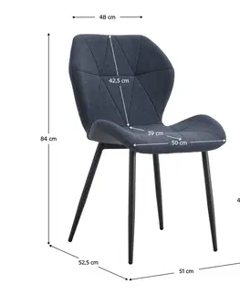 Stoličky Jedálenská stolička, tmavosivá/čierna, MAKENA TYP 2