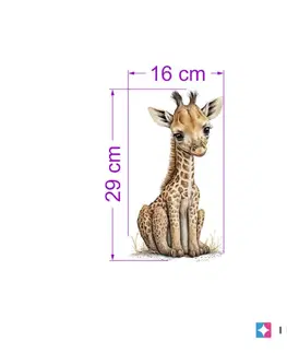 Nálepky na stenu Malá žirafa - Nálepka na stenu