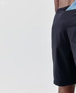 nohavice Pánske bežecké šortky Run Dry+ čierne