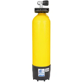 potápanie Tlaková fľaša na potápanie 6 litrov 230 bar žltá