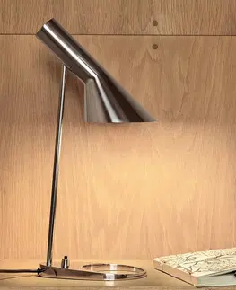 Stolové lampy Louis Poulsen Louis Poulsen AJ – dizajnérska stolná lampa, sivá