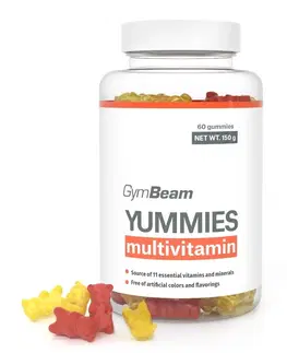Komplexné vitamíny Yummies - GymBeam 60 kaps. Orange+Lemon+Cherry