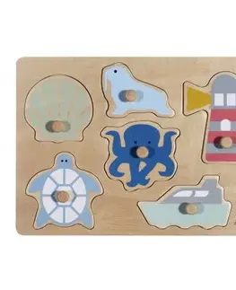 Hračky puzzle KINDSGUT - Vkladacie puzzle Oceán