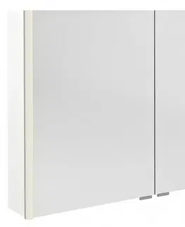 Kúpeľňový nábytok SAPHO - ALIX galérka s LED osvetlením 106x70x17,5cm, biela AX106-0030