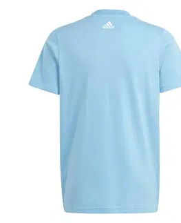 nohavice Detské tričko na cvičenie modré