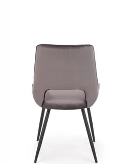Jedálenské stoličky a kreslá Jedálenská stolička K404 Halmar Tmavo zelená