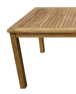 Stolčeky ASKO Záhradný stôl RIVIERA 190x100 cm (teak)