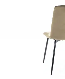 Jedálenské zostavy Jedálenská stolička TOM VELVET Signal Sivozelená