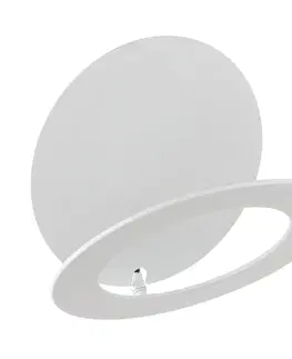 Nástenné svietidlá ICONE ICONE Vera LED nástenné svietidlo 930 Ø31cm biela/biela