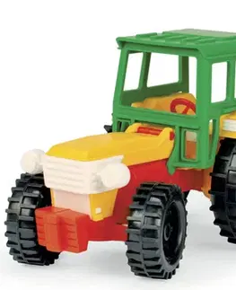 Hračky - dopravné stroje a traktory WADER - Traktor s prívesom na kone