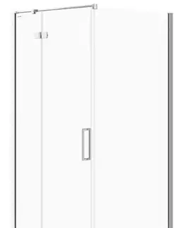 Sprchovacie kúty CERSANIT - Sprchovací kút JOTA štvorec 90x195, kyvný, ľavý, číre sklo S160-001