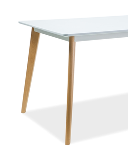 Jedálenské stoly Jedálenský stôl DECLAN Signal 120x80 cm