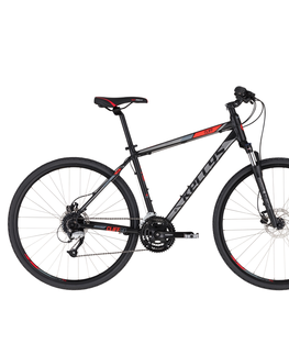 Bicykle Pánsky crossový bicykel KELLYS CLIFF 90 28" 8.0 Black Red - XL (23", 185-200 cm)