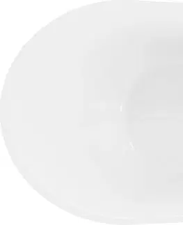 Vane MEXEN - Celia vaňa voľne stojaca 170x75 cm, biela/čierna, sifón chróm 52331707575