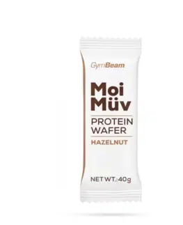 Proteínové tyčinky GymBeam MoiMüv Protein Wafer 16 x 40 g vanilka