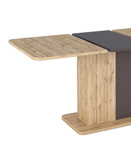Jedálenské stoly Rozkladací jedálenský stôl NEXT Signal Dub artisan / bílá