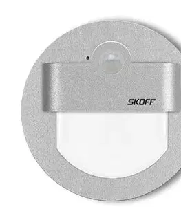 Svietidlá LED nástenné svietidlo Skoff Rueda hliník teplá 230V MM-RUE-G-H s čidlom pohybu