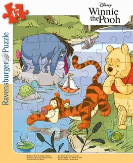 Hračky puzzle RAVENSBURGER - Disney: medvedík pú objavuje prírodu 47 dielikov