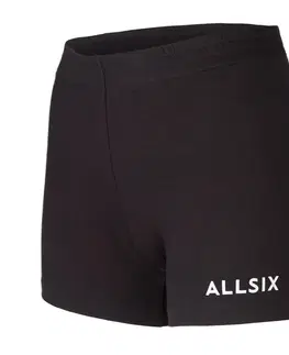 nohavice Dievčenské volejbalové šortky V100 čierne