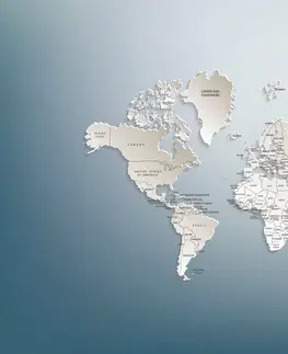 Tapety mapy Tapeta mapa sveta v originálnom prevedení