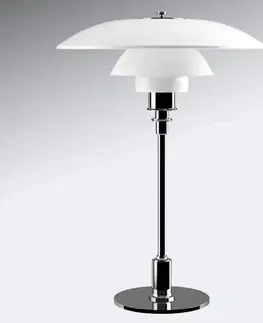Lampy na nočný stolík Louis Poulsen Louis Poulsen PH 3 1/2-2 1/2 stolná lampa, chróm