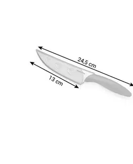 Kuchynské nože Tescoma Nôž kuchársky MicroBlade MOVE 13 cm, s ochranným puzdrom