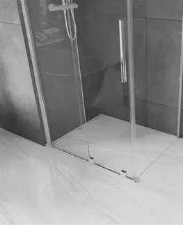 Sprchovacie kúty MEXEN/S - Velar Obdĺžnikový sprchovací kút 90 x 75, transparent, chróm 871-090-075-01-01
