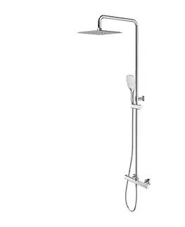 Sprchy a sprchové panely OMNIRES - UNI termostatický sprchový stĺp chróm /CR/ Y1244DCR