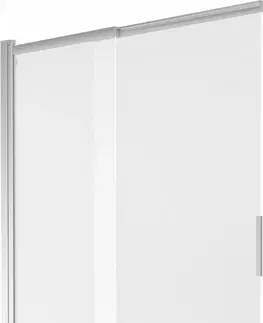 Sprchové dvere MEXEN - Fox 2-krídla posuvná vaňová zástena 120 x 150 cm, dekor, chróm 891-120-002-01-30