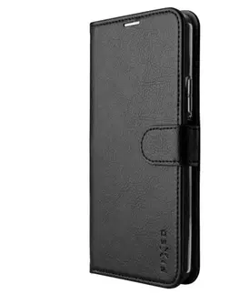 Puzdrá na mobilné telefóny Knižkové puzdro FIXED Opus pre Honor X6a, čierna FIXOP3-1227-BK