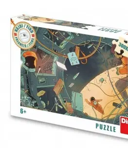 Puzzle Dino Puzzle Vesmír - Nájdi 10 predmetov 47x33cm 300 dielikov XL v krabici 27x19x4cm