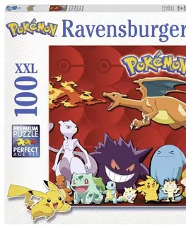 Hračky puzzle RAVENSBURGER - Pokémon 100 dielikov