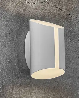 SmartHome vonkajšie svietidlá nástenné Nordlux Vonkajšie nástenné LED Grip, CCT Smart Home, biela