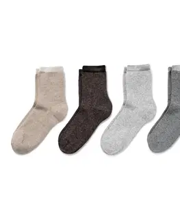 Socks Ponožky s lesklými lemami, 5 párov