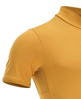 dresy Pánsky dres RC500 na cestnú cyklistiku s krátkym rukávom žltý