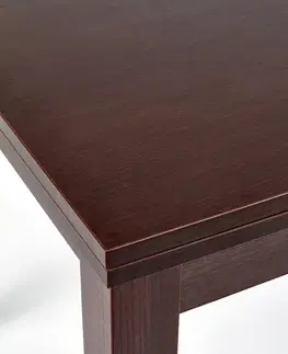Jedálenské stoly HALMAR Gracjan rozkladací jedálenský stôl tmavý orech