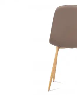 Jedálenské stoličky a kreslá Jedálenská stolička CT-391 Autronic Cappuccino