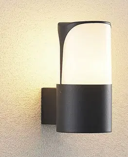 Vonkajšie nástenné svietidlá Lucande Lucande Paikea nástenná lampa exteriérová