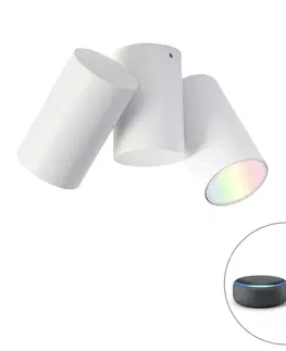 Bodove svetla Smart spot biely nastaviteľný vrátane 2 WiFi GU10 - Michael