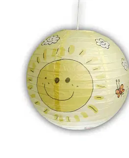 Závesné svietidlá Niermann Standby Sunny - žiariaca závesná lampa pre deti