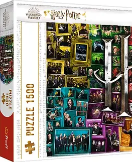 Hračky puzzle TREFL - Puzzle 1500 - Svet Harryho Pottera