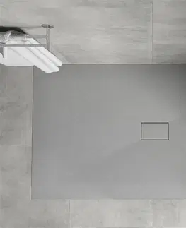Kúpeľňa MEXEN - Hugo brodzik prostokątny SMC 180 x 100, szary 42611018