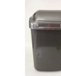 Odpadkové koše PLAFOR - Kôš na odpad 30L grafit plast