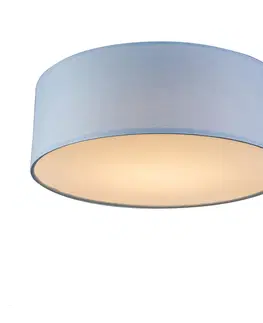 Stropne svietidla Stropná lampa modrá 30 cm vrátane LED - Drum LED
