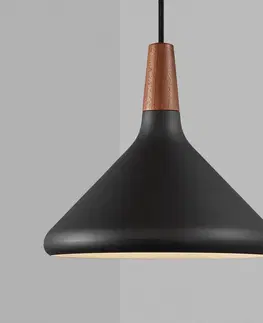 Závesné svietidlá DFTP by Nordlux Závesná lampa Nori Ø 27 cm, čierna