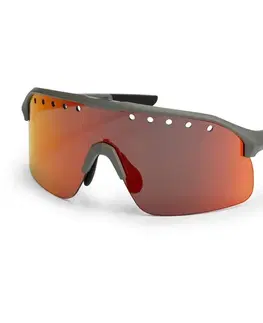 Slnečné okuliare Cyklistické športové okuliare Rogelli Ventro Polarized šedo/vínové ROG351715