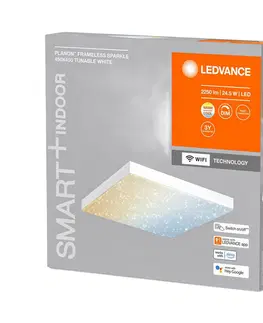 SmartHome stropné svietidlá LEDVANCE SMART+ LEDVANCE SMART+ WiFi Planon FL Sparkle 45x45 cm