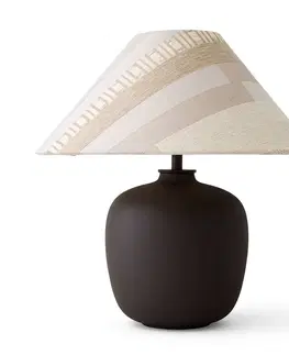 Stolové lampy Audo Copenhagen Audo Torso LED lampa hnedá/krémová/béžová, 37 cm
