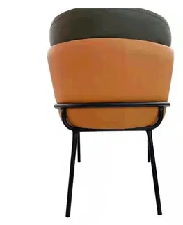 Stoličky Jedálenské kreslo SADIE Oranžová