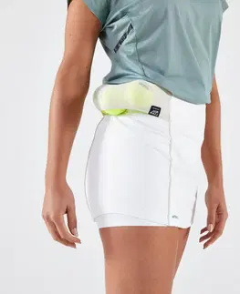 stolný tenis Dámska sukňa na tenis Hip Ball biela